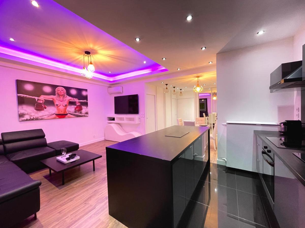 Appartement loft romantique spa à Nice Extérieur photo